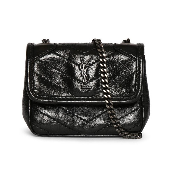 Saint Laurent Accessories - SAINT LAURENT Niki Airpod case crossbody bag